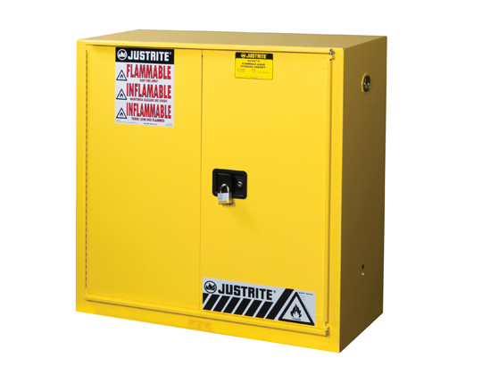 Sure-Grip® EX Flammable Safety Cabinet,90 gallon,2 self-close doors. Sure-Grip® EX Flammable Safety Cabinet,90 gallon,2 self-close doors.