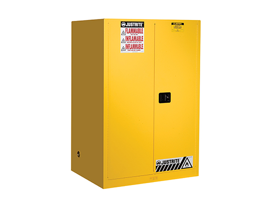 Sure-Grip® EX Flammable Safety Cabinet,90 gallon,2 self-close doors. Sure-Grip® EX Flammable Safety Cabinet,90 gallon,2 self-close doors.