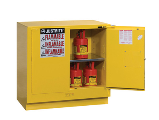 Sure-Grip® EX Flammable Safety Cabinet,90 gallon,2 self-close doors. Sure-Grip® EX Flammable Safety Cabinet,90 gallon,2 self-close doors.