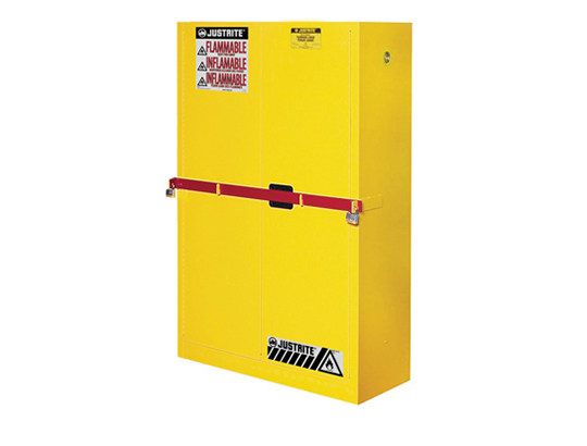 Sure-Grip® EX Flammable Safety Cabinet,90 gallon,2 self-close doors. Sure-Grip® EX Flammable Safety Cabinet,90 gallon,2 self-close doors.