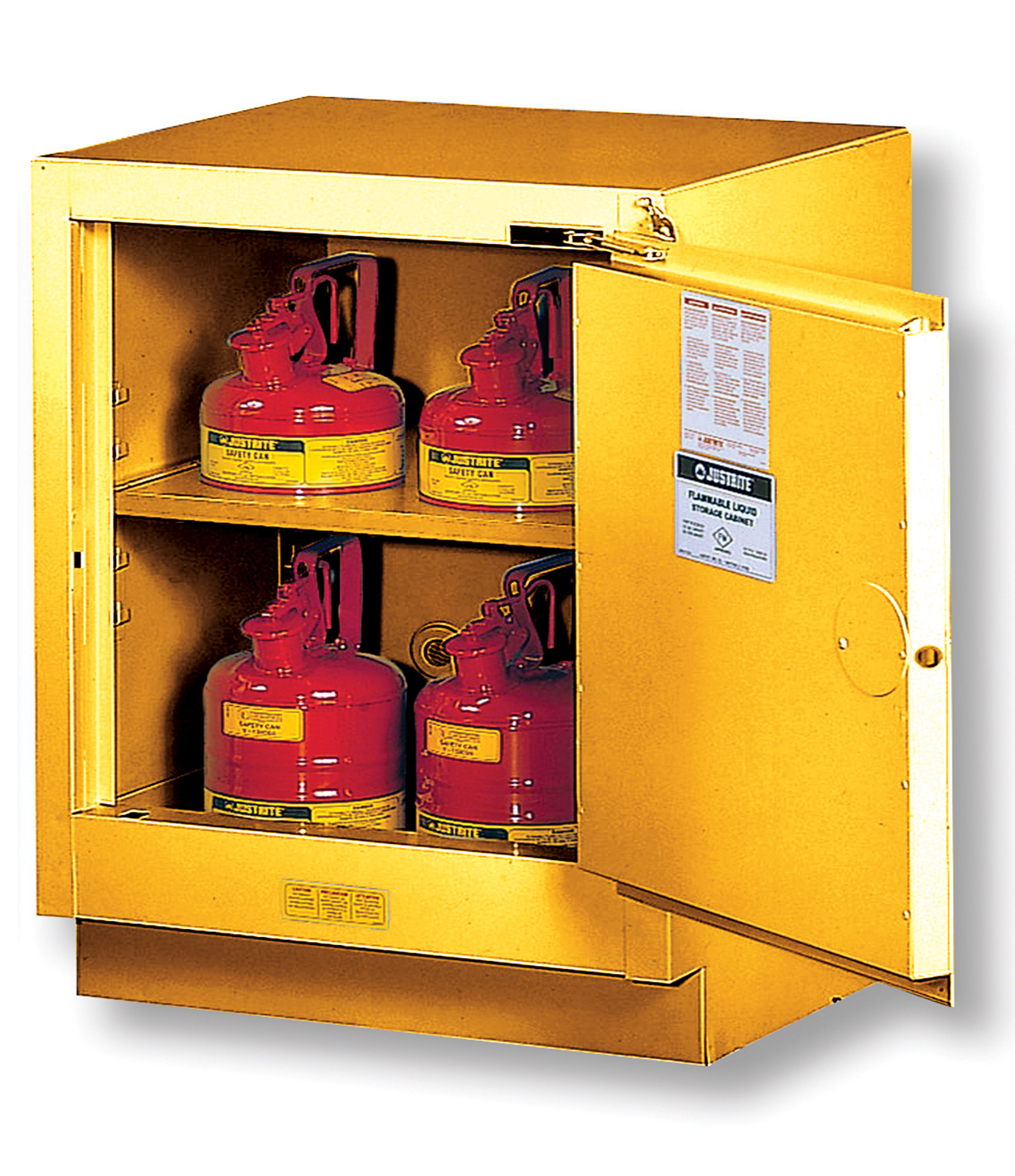 Sure-Grip® EX Flammable Safety Cabinet,90 gallon,2 self-close doors. Sure-Grip® EX Flammable Safety Cabinet,90 gallon,2 self-close doors.