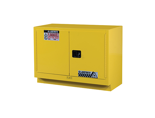 Sure-Grip® EX Flammable Safety Cabinet,90 gallon,2 self-close doors. Sure-Grip® EX Flammable Safety Cabinet,90 gallon,2 self-close doors.